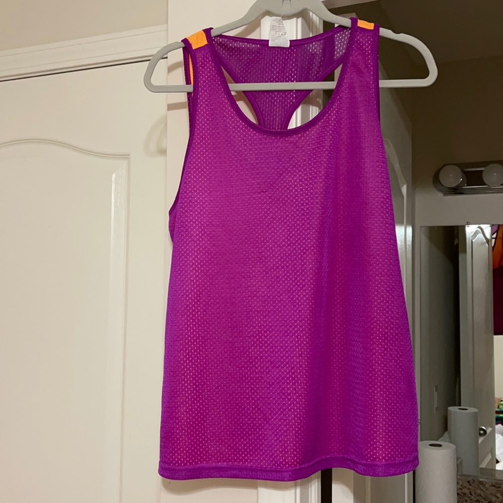 Danskin double lined mesh workout tank
